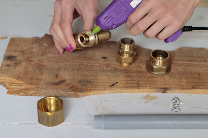 Tarro diy: un candelabro precioso por menos de 10 euros el tarro ... DIY Ideas Candelabros