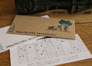 tarjetas de visita sostenibles