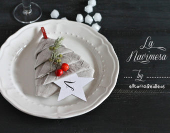 Mesa de Navidad DIY