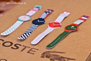 diseño de un reloj lacoste