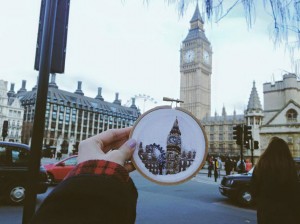 bordados paisajes teeteeheehee