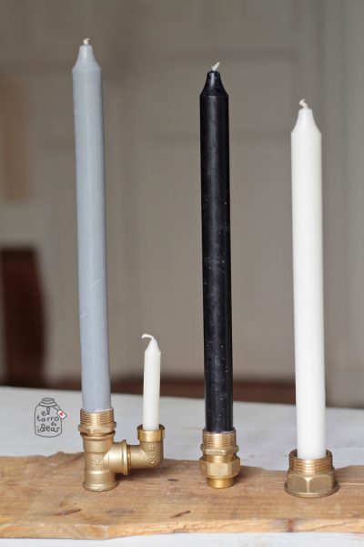 candelabro diy