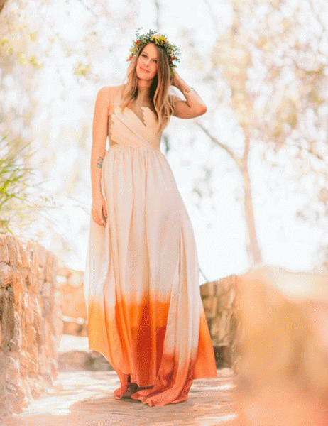 vestido de novia degradado