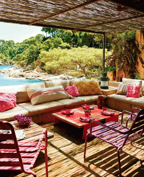 terraza happy chic costa