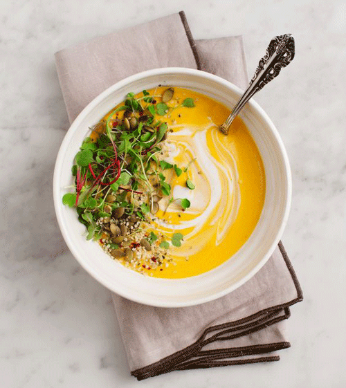 cold cream summer recipe carrot gazpacho