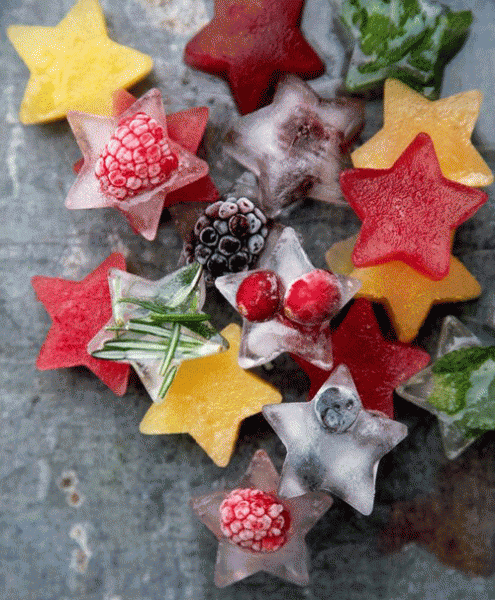 cubitos hielo formas originales frutas zumo