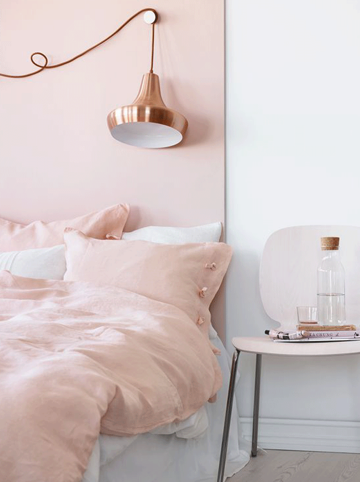 deco copper inspiration ideas trendy home pink room