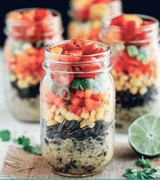 recetas easy recipe inspiration mason jar salad pasta yummy