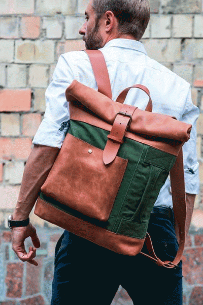 tendencia estilo moda inspiración mochila militar