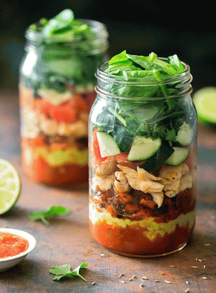 recetas easy recipe inspiration mason jar salad pasta yummy