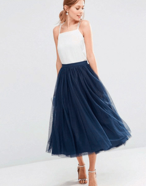 falda skirt vaporosa estilo tendencia mujer woman
