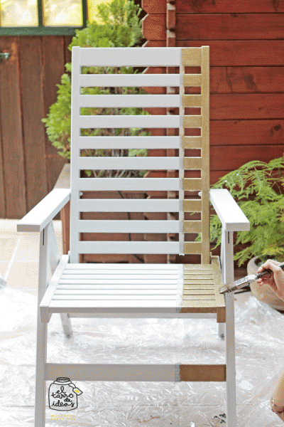 tumbona ikea paso a paso pintar pintura bricolaje jardín muebles
