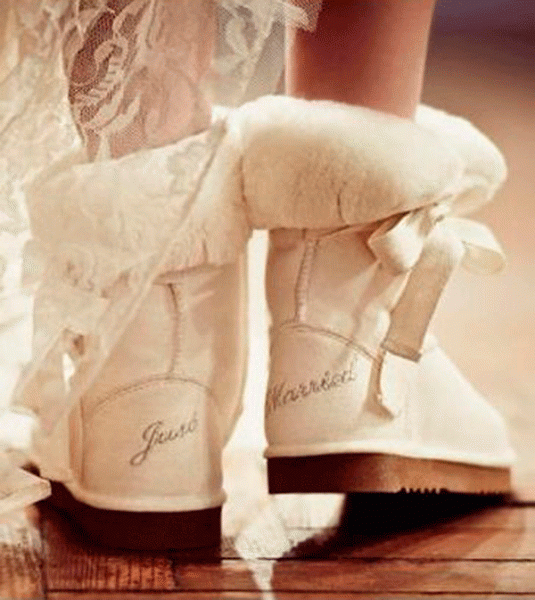 wedding boda invierno winter ideas inspiración inspiración novia botas confortables calzado