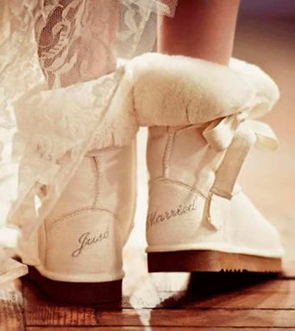 wedding boda invierno winter ideas inspiración inspiración novia botas confortables calzado 