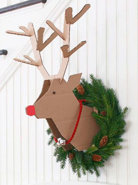 Navidad diy adornos reno abeto manualidades crafts and arts ideas inspiración decorar casa