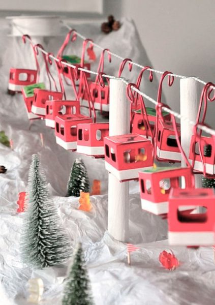 adviento advent christmas calendar decoration copper wall inspiration noel kids handmade creativity