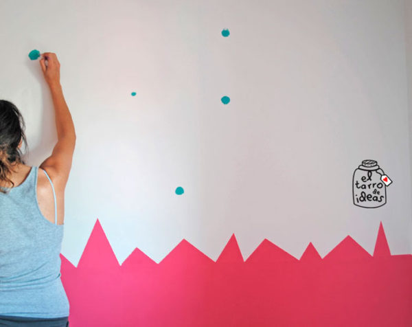habitacion infantil kids rosa diy pintura decoracion