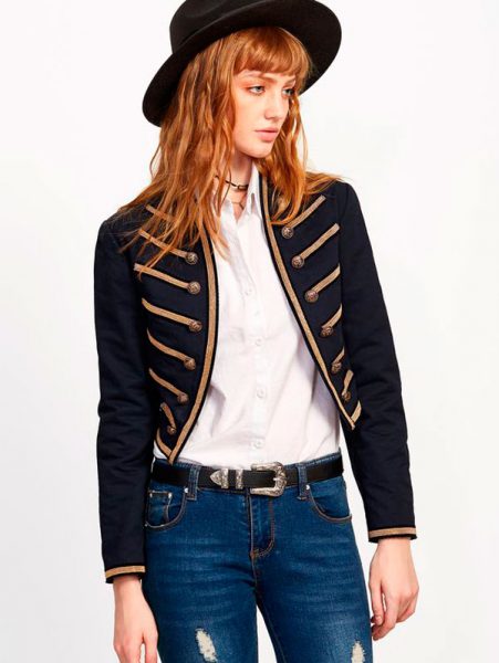 moda militar tendencias trendy outfit style woman mujer military look