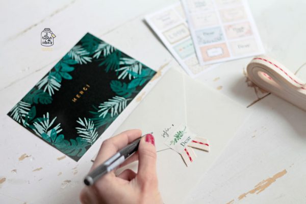 regalo navidad tarjeta diy personalizada delicado dear tutorial paso a paso