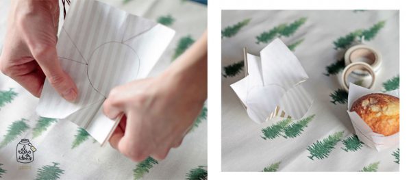 regalo diy hecho a mano magdalenas dulce postre desayuno moldes adornos navidad decoración presentación