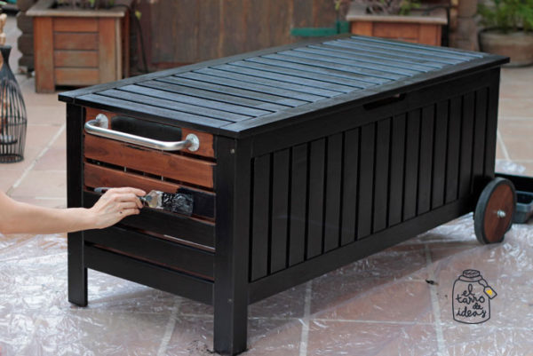baul decorado pintura mueble ikea pintar restaurar diy paso a paso tutorial antes y despues
