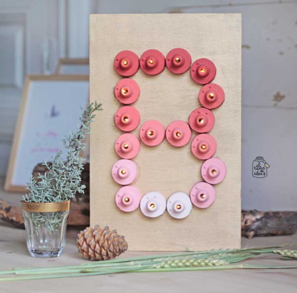 letra luminosa DIY
