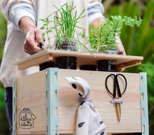 huerto, diy, jardin, caja de madera, reciclaje