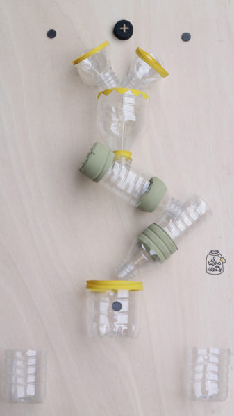 juego,creatividad, creativo, desarrollo, reciclando, botellas, plastico