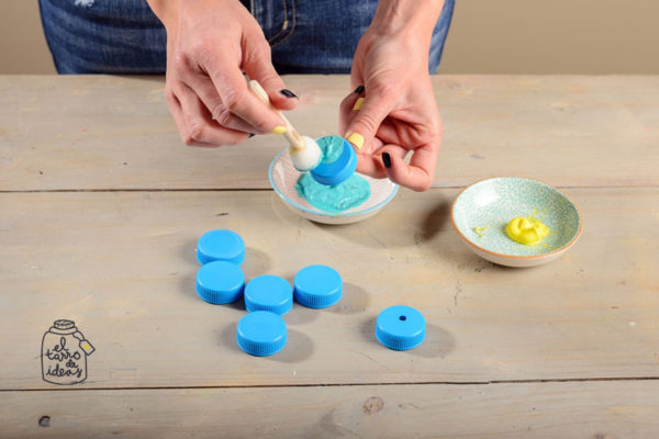 playa, ocio infantil, diy, handmade, tapones de plastico, reciclar, creatividad