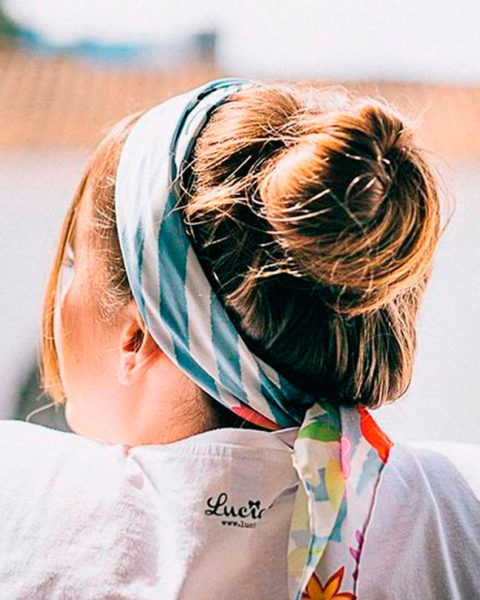 pañuelo, recogido, trenza, look informal, hairstyle, inspiracion, look, summer