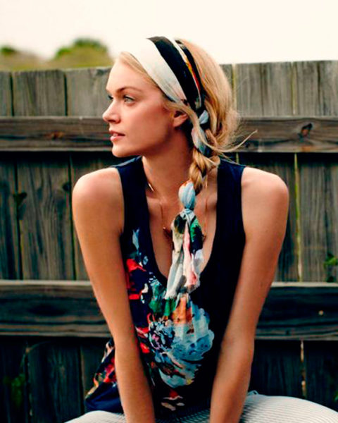 verano, pañuelo, pelo, hairstyle, style, trendy, tendencias, peinado