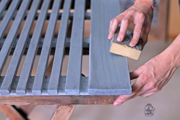 mesa, chalk paint, pintar, restaurar muebles, jardín, pintura tiza, diy, tutorial, hazlo tu mismo, verano, terraza