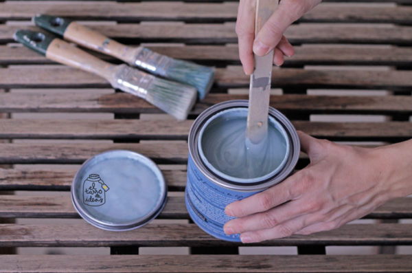 mesa, chalk paint, pintar, restaurar muebles, jardín, pintura tiza, diy, tutorial, hazlo tu mismo, verano, terraza