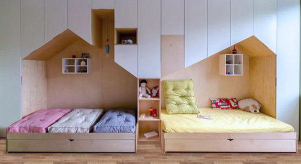 dormitorio infantil, literas, cama niño, habitacion hermanos, inspiracion, decoracion, hogar