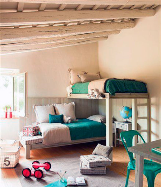 habitacion, hogar, niños, infantil, decoracion, camas, beds