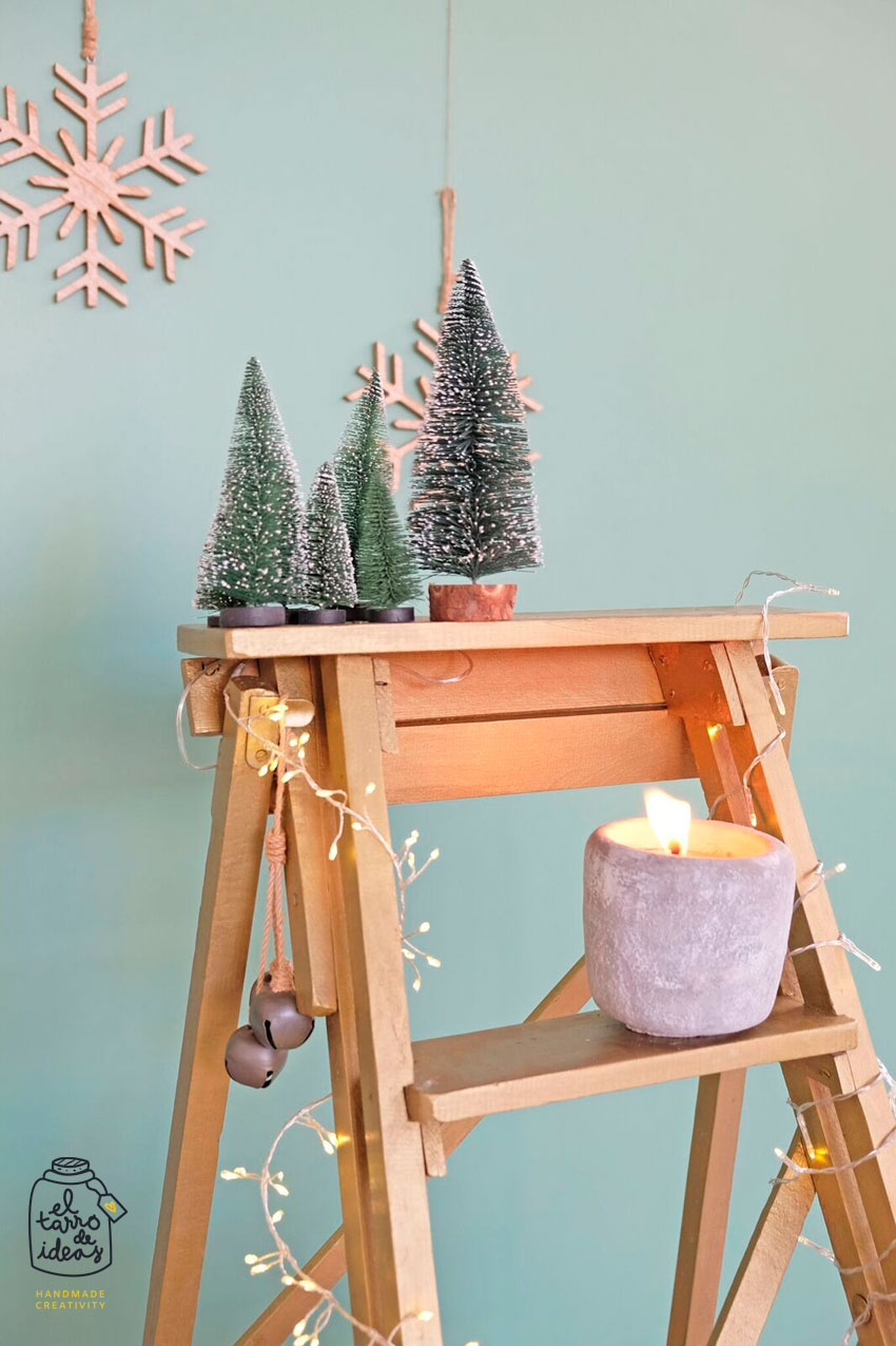 pintar, pintura, restauración, navidad, decoracion navideña. árbol de navidad, inspiracion, decoracion, hazlo tu mismo, tutorial