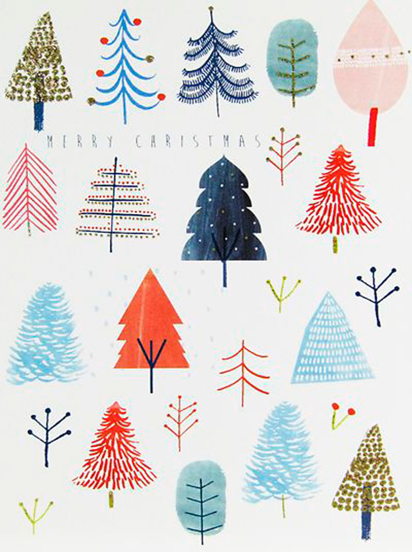 postales, navidad, tarjetas de navidad, navideño, envolver regalos, etiquetas, postales, acuarelas, handmade